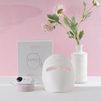 LED face mask for at home use. styled image - skiin beauty co